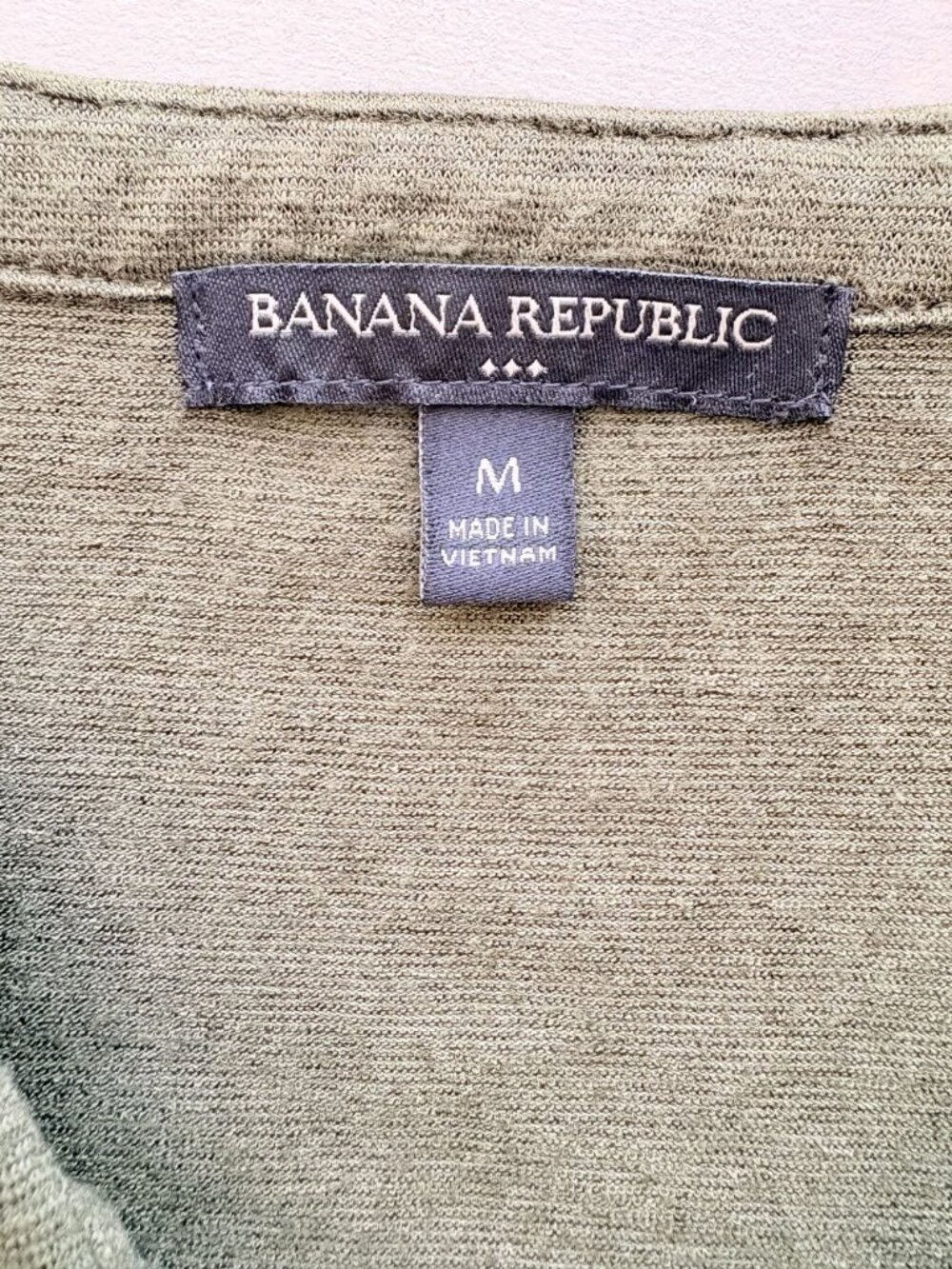 Banana Republic Sleeveless Olive Green Button-Front Tank Top M - Picture 5 of 6